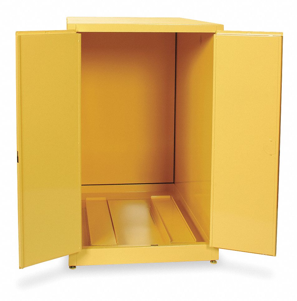 EAGLE 55 gal Hazardous Waste and Drum Storage Manual Safety Door Type, 50 in