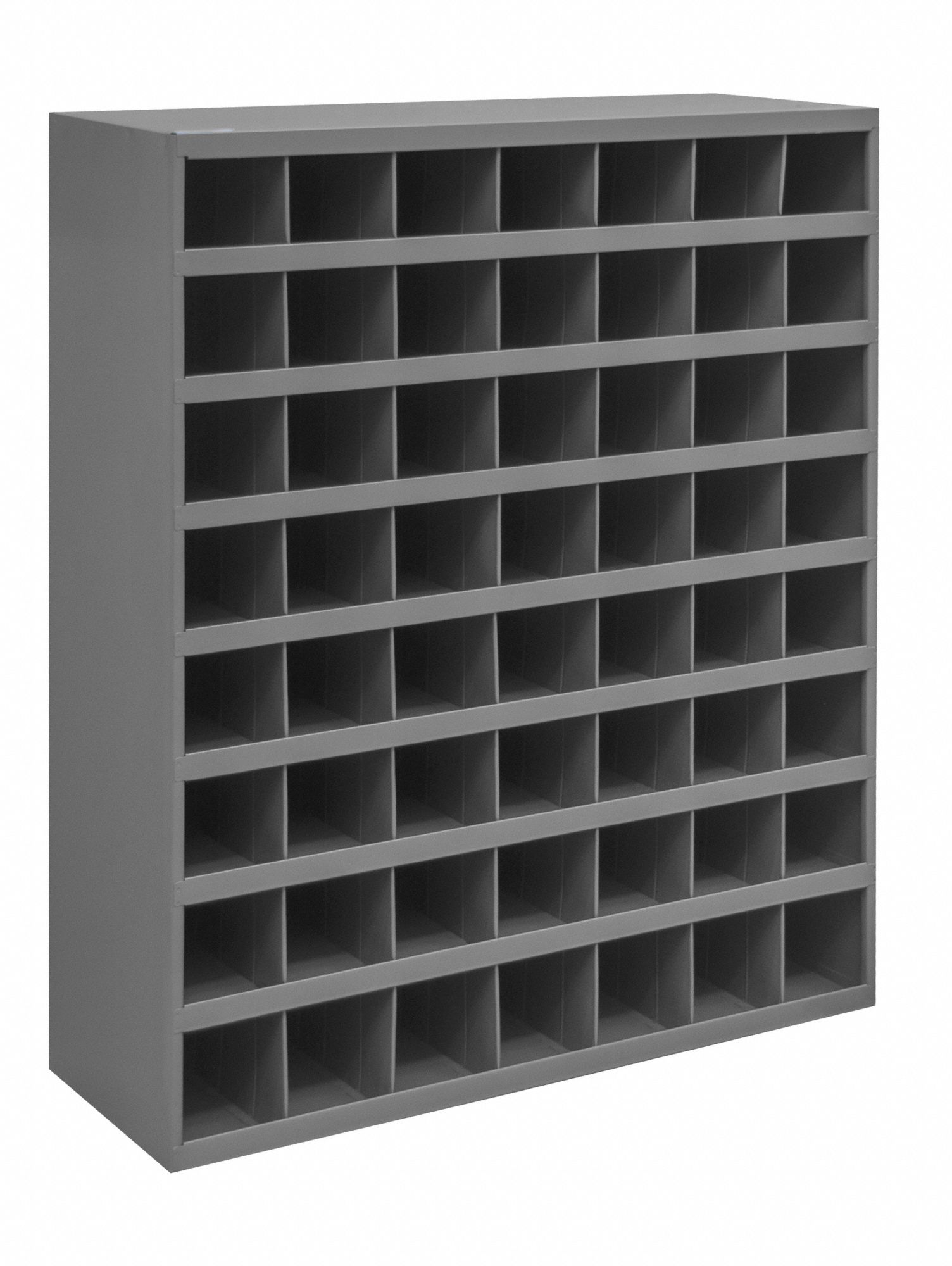 DURHAM MFG, 34 in x 12 in x 42 in, 56 Compartments, Pigeonhole Bin Unit