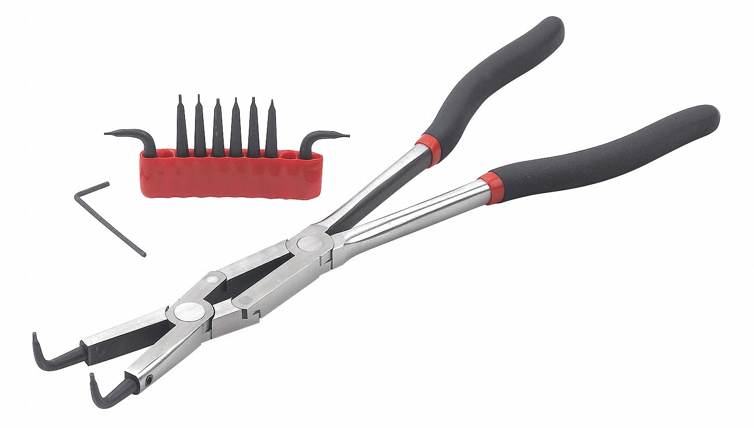 GEARWRENCH Internal Retaining Ring Plier, For Bore Dia. 1 1/4 in, Tip