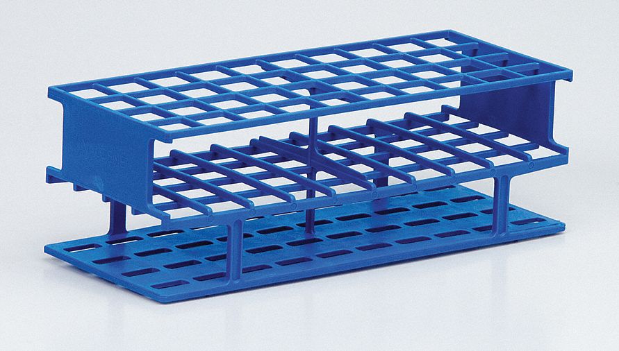 NALGENE Test Tube Rack, Blue 3KVY859700320 Grainger