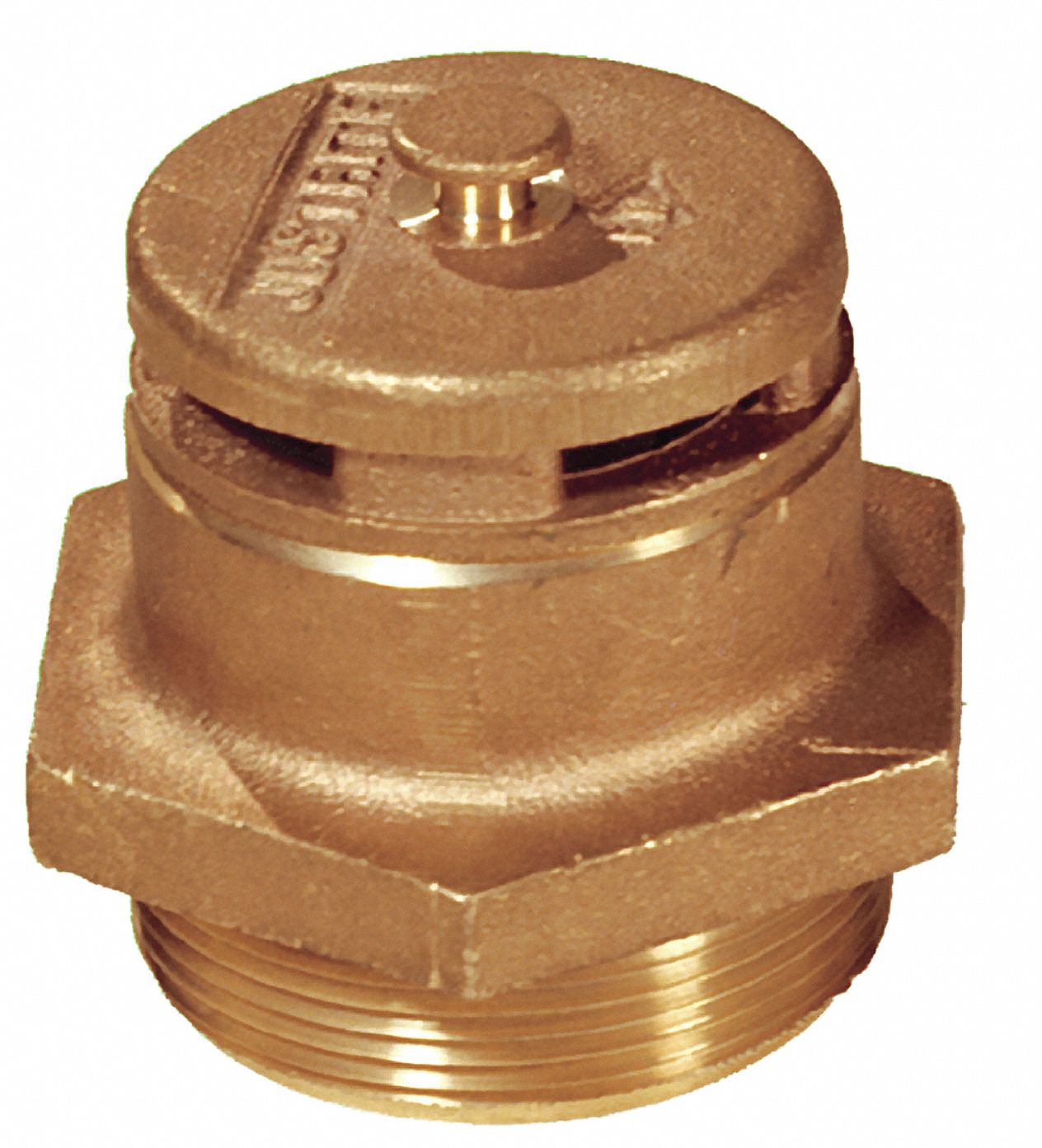 GRAINGER APPROVED Drum Safety Vent Brass, 2 in (M)NPT Inlet, 3 to 8