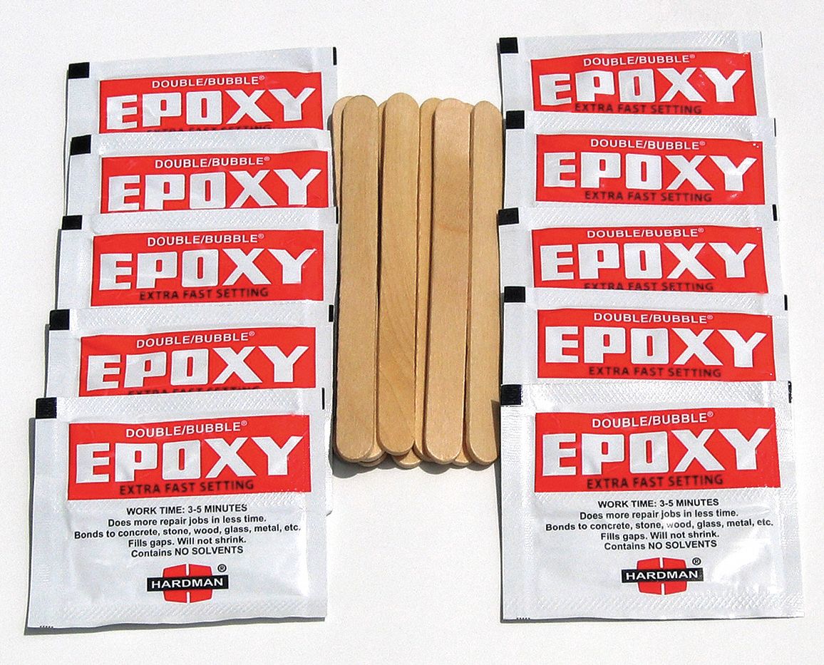 HARDMAN Epoxy Adhesive Double/Bubble Extra Fast Setting, Ambient Cured
