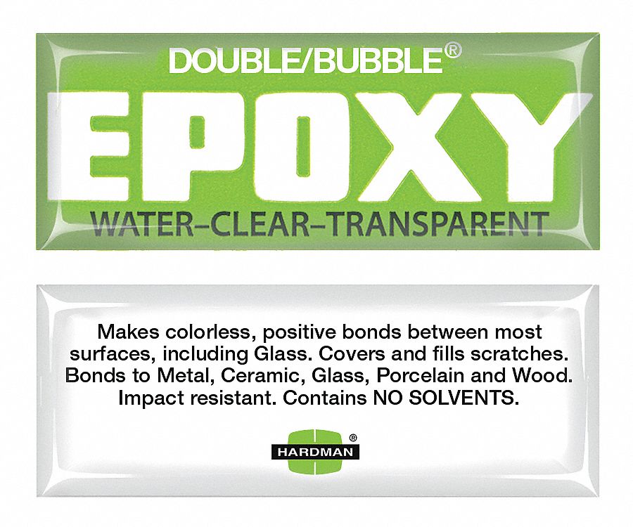 HARDMAN, Double/Bubble WaterClearTransparent, Ambient Cured, Epoxy