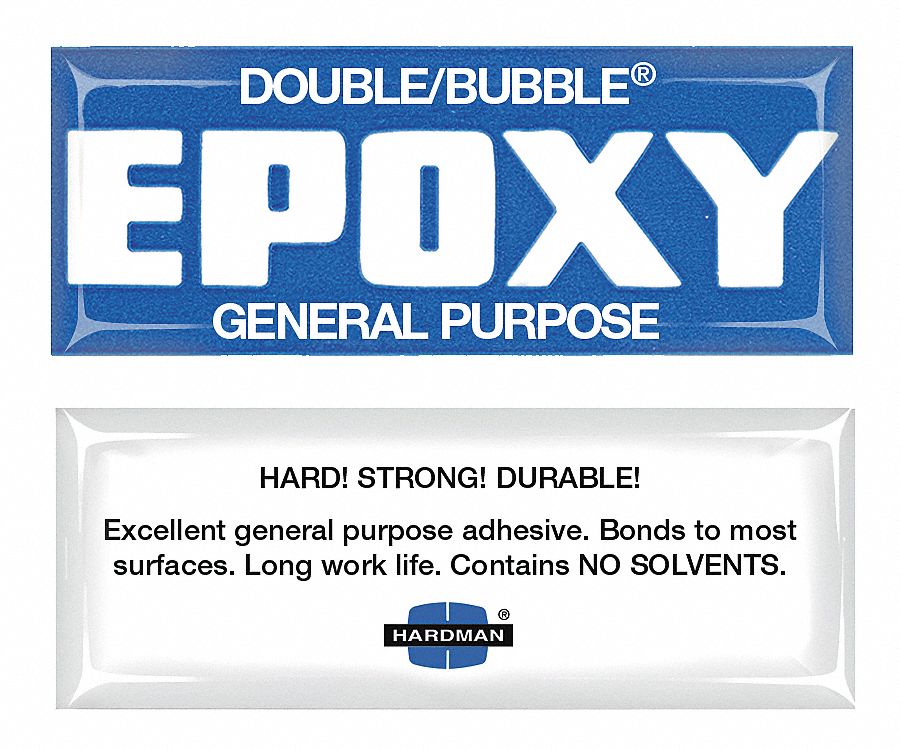 HARDMAN Epoxy Adhesive, Packet, 11 Mix Ratio, PK10 3KYZ94005BG10