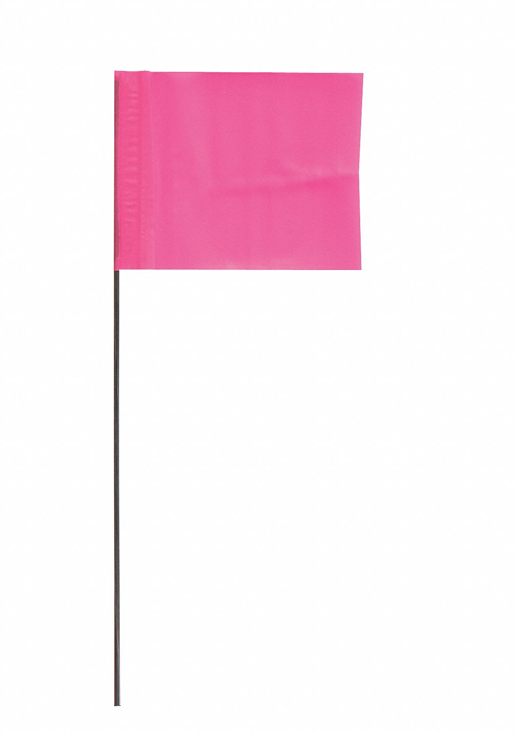 GRAINGER APPROVED Fluorescent Pink Marking Flag, 2 1/2 in Flag Height