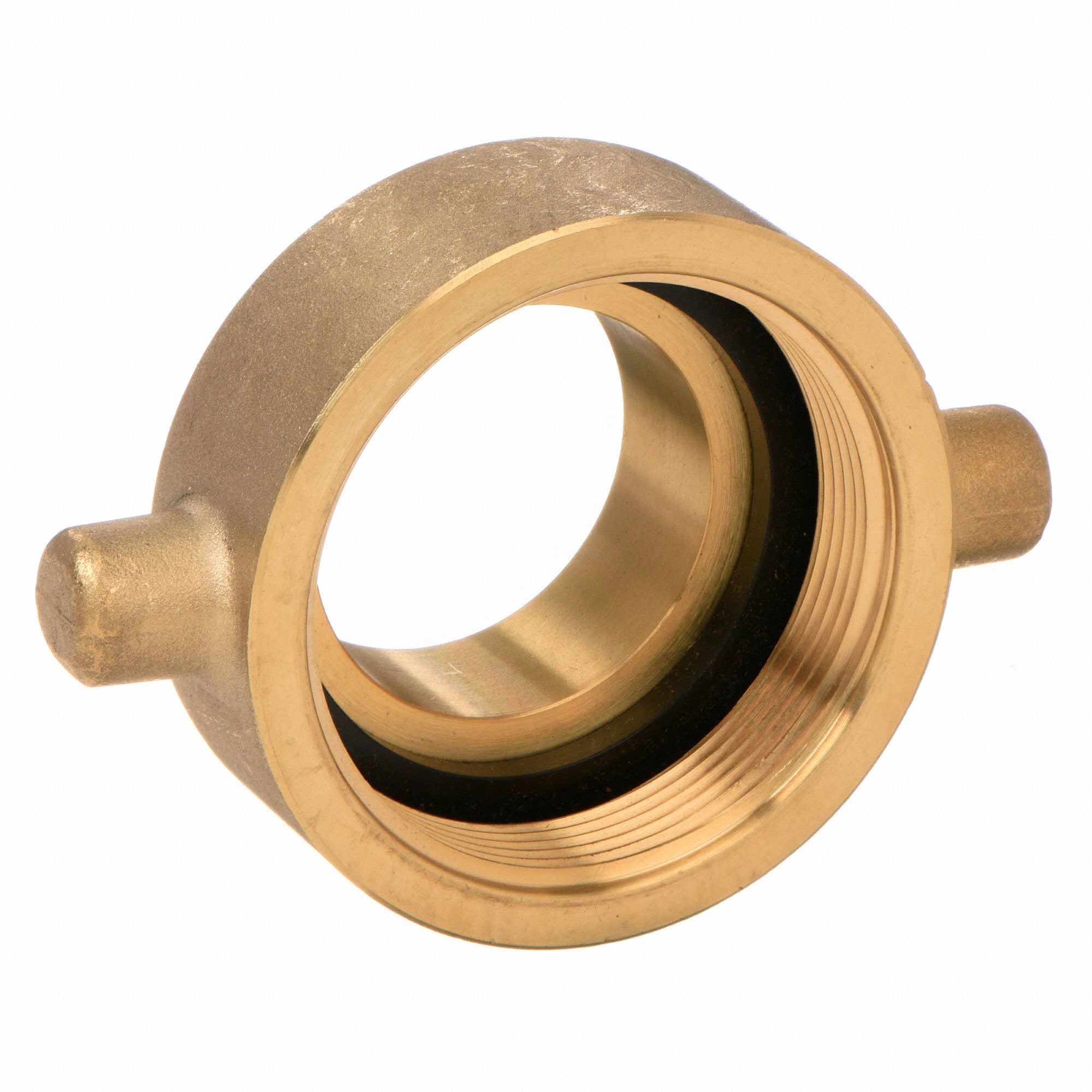 GRAINGER APPROVED Fire Hose Adapter, Pin Lug, Fitting Material Brass x