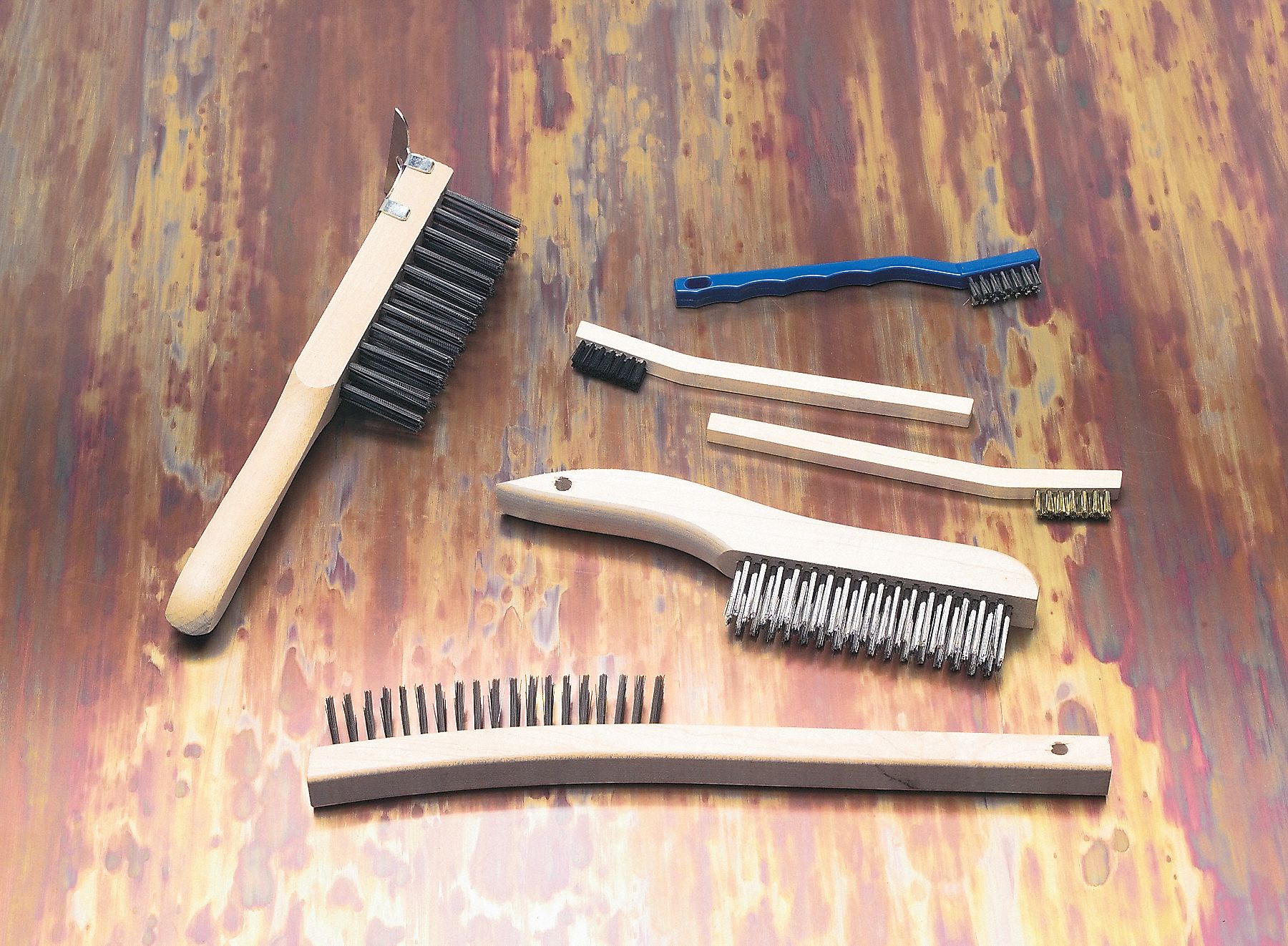 Stainless Steel Scratch Brush, 1 EA Grainger