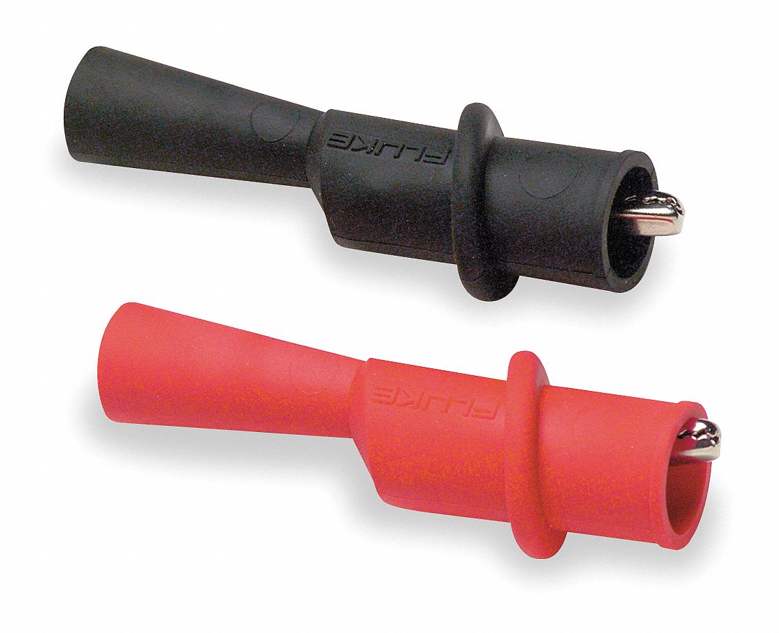 1000V AC/DC Test Clip, Black/Red; CAT IV 600V, CAT III 1000V Instrument