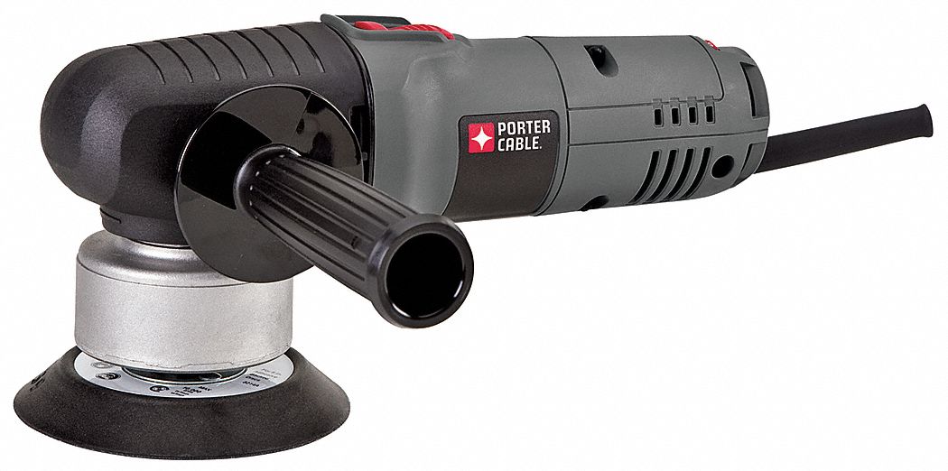 PORTER CABLE Right Angle Random Orbit Sander, Corded, PSA, 5 in Pad