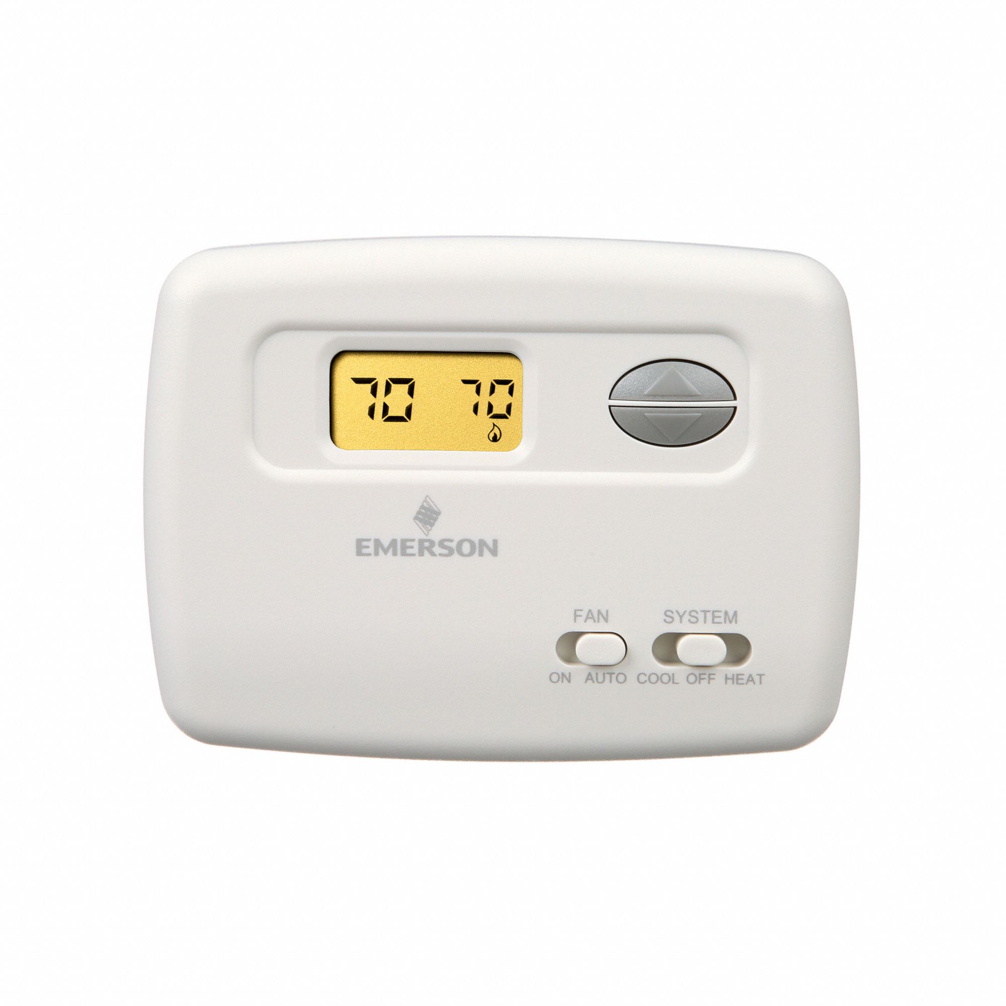 EMERSON, Digital, Heat or Cool, Low Voltage Thermostat 3MY101F78144
