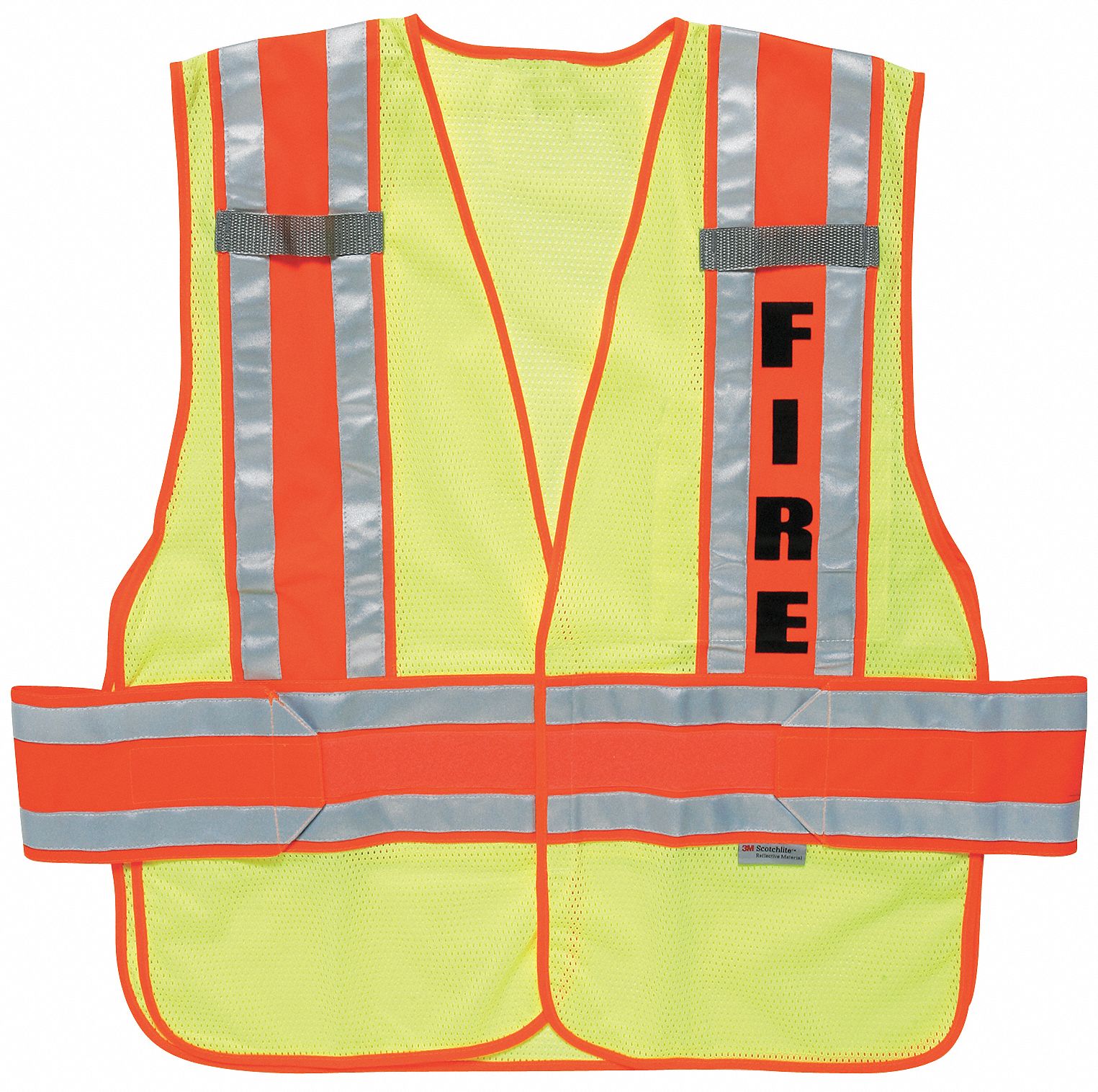 GLOWEAR BY ERGODYNE, Safety Vest ANSI Class Class 2, Green, Fire Vest