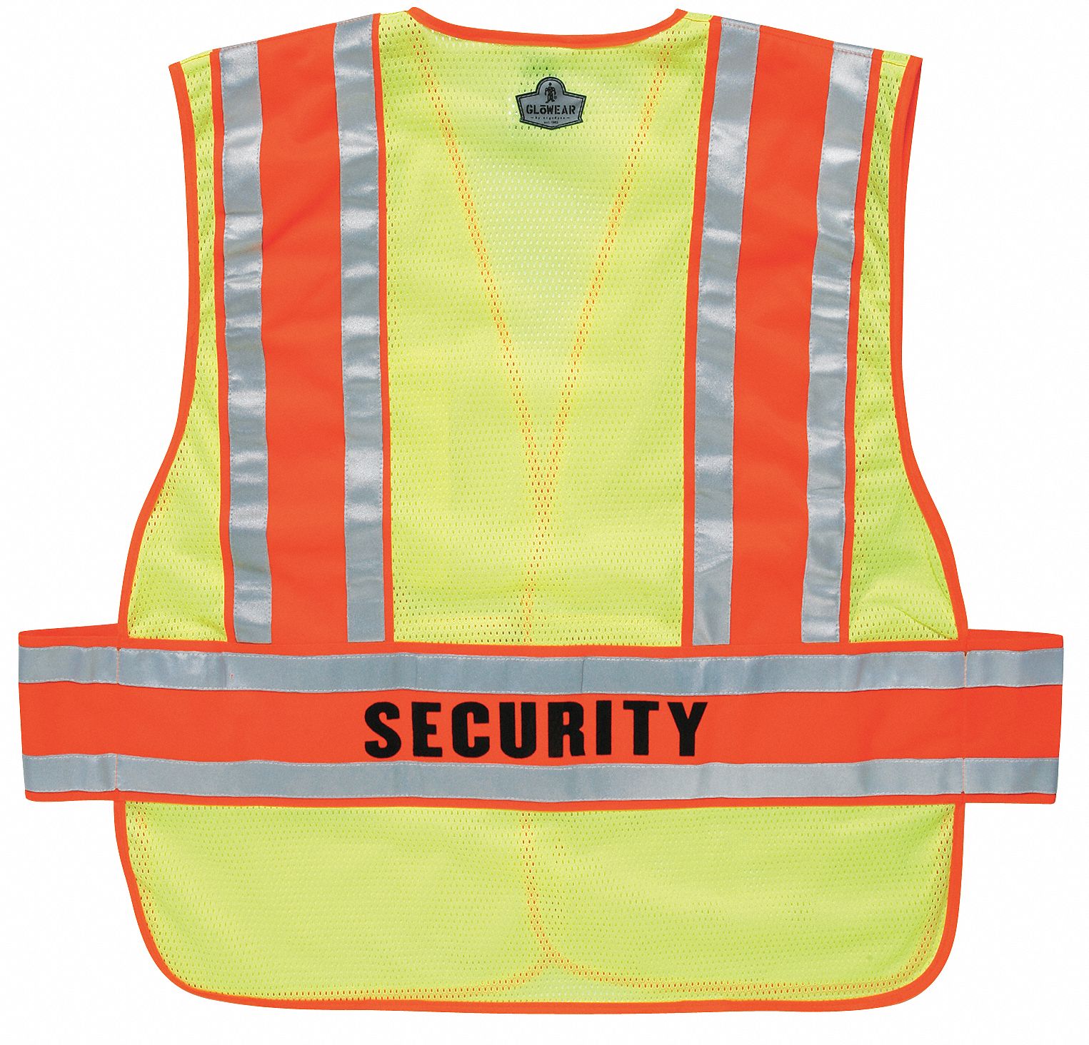 ERGODYNE, Safety Vest ANSI Class Class 2, Orange, Incident Command Vest 3NFY121384SC Grainger