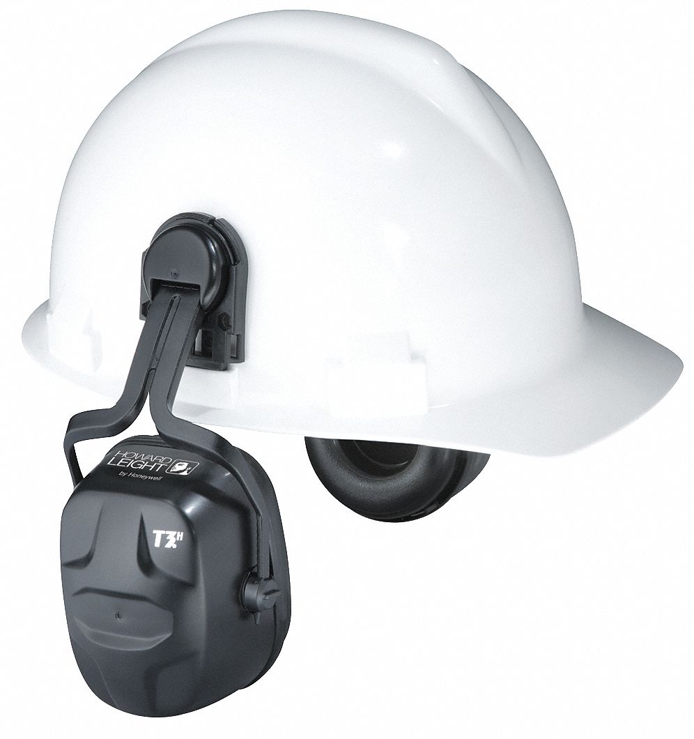 HONEYWELL HOWARD LEIGHT Hard Hat Mounted Ear Muffs, 27 dB Noise
