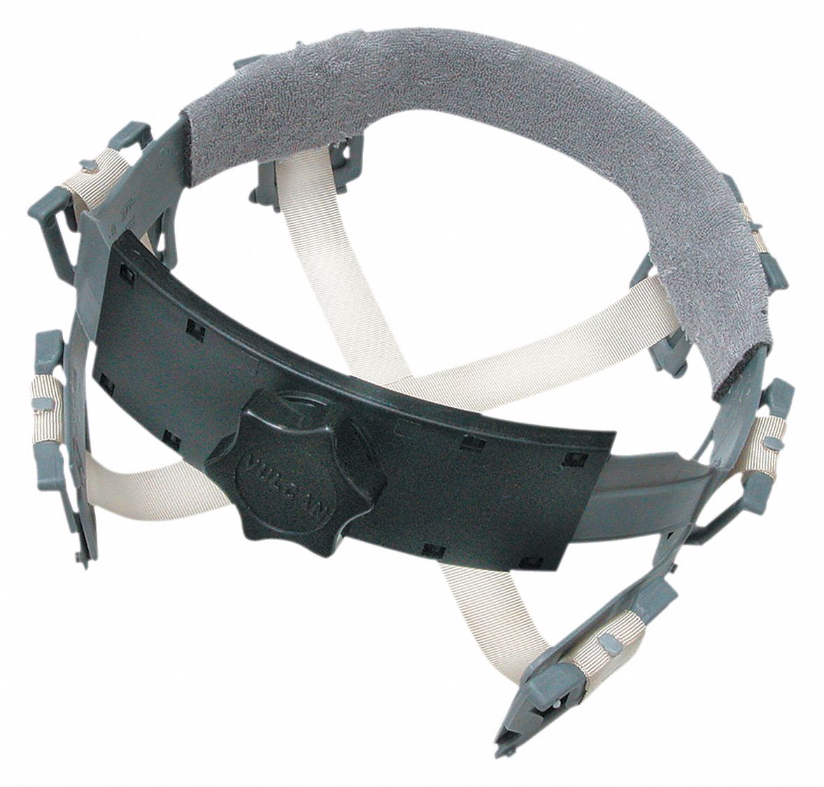 VULCAN Hard Hat Suspension, Ratchet (6Point), Fits Hat Size 61/2 to 8