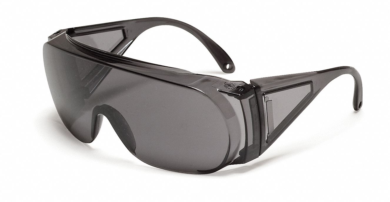 HONEYWELL UVEX Polysafe® Uncoated Safety Glasses , TSR Gray Lens Color