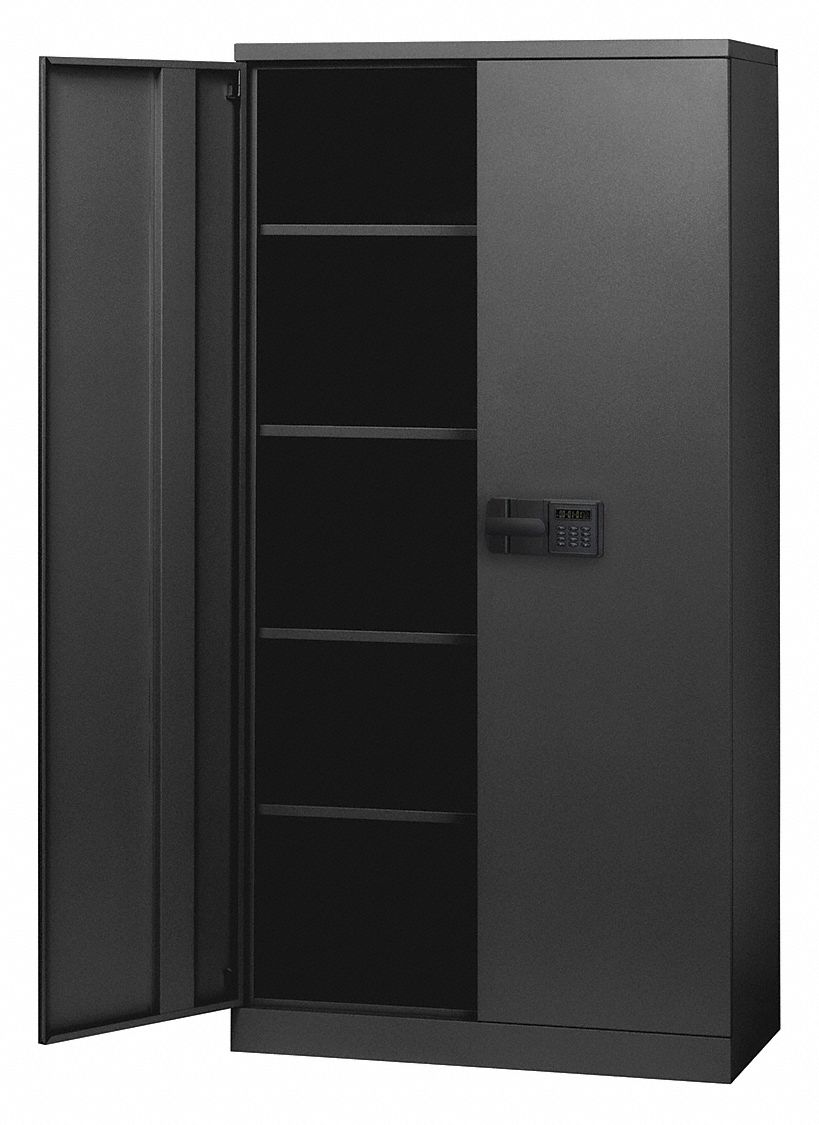 SANDUSKY Commercial Storage Black, 72 in H X 36 in W X 18 in D, Unassembled 3NVC2