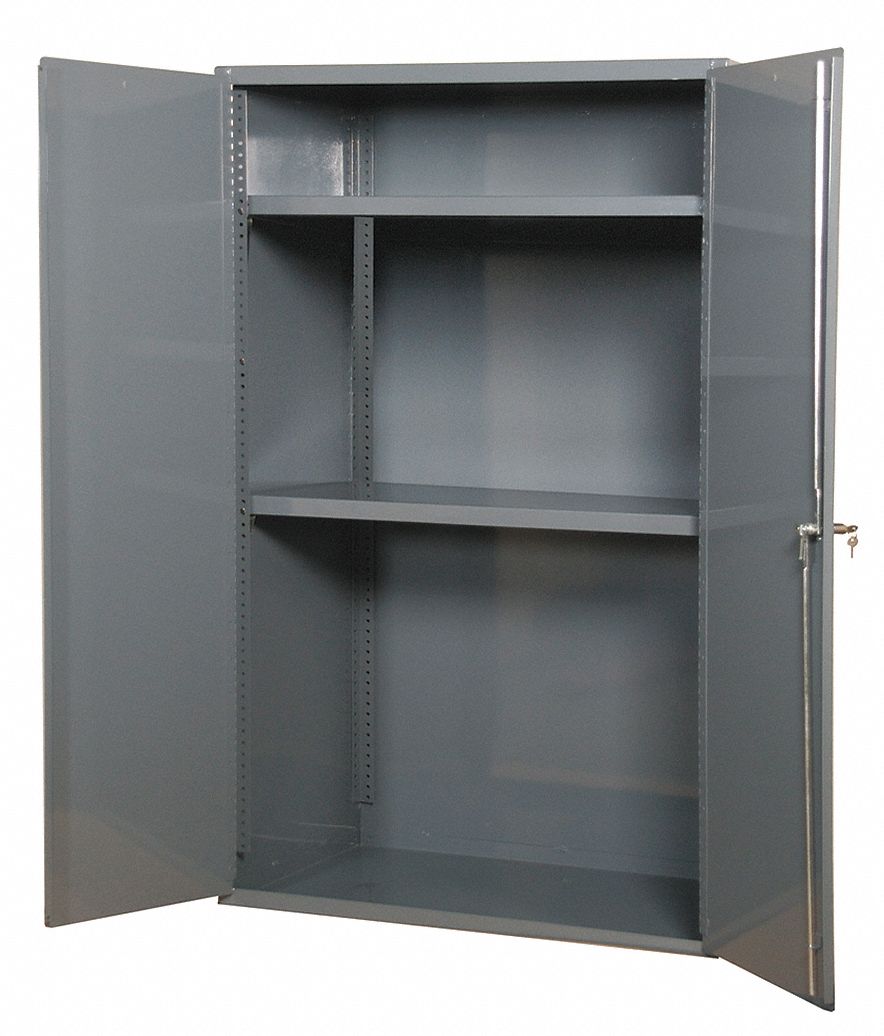DURHAM MFG Heavy Duty Storage Gray, 84 in H X 36 in W X 24 in