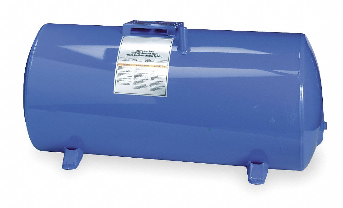 DAYTON Water Tank, Tank Capacity 30.0 gal., Drawdown 4060 PSI 2.2 gal., Tank Orientation