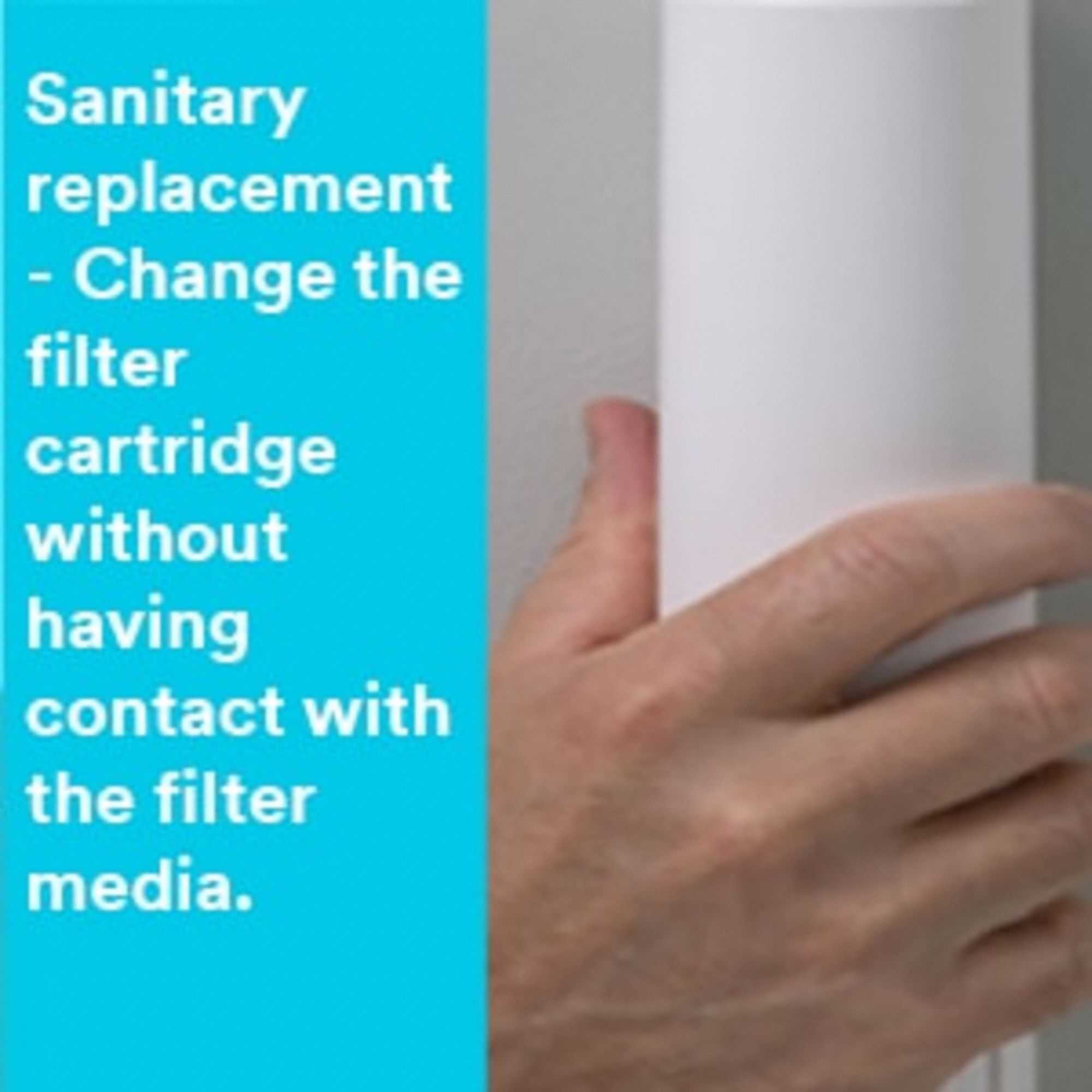 3M AQUAPURE Inline Water Filter 5 micron, 0.5 gpm, 1,500 gal, 8 3/8