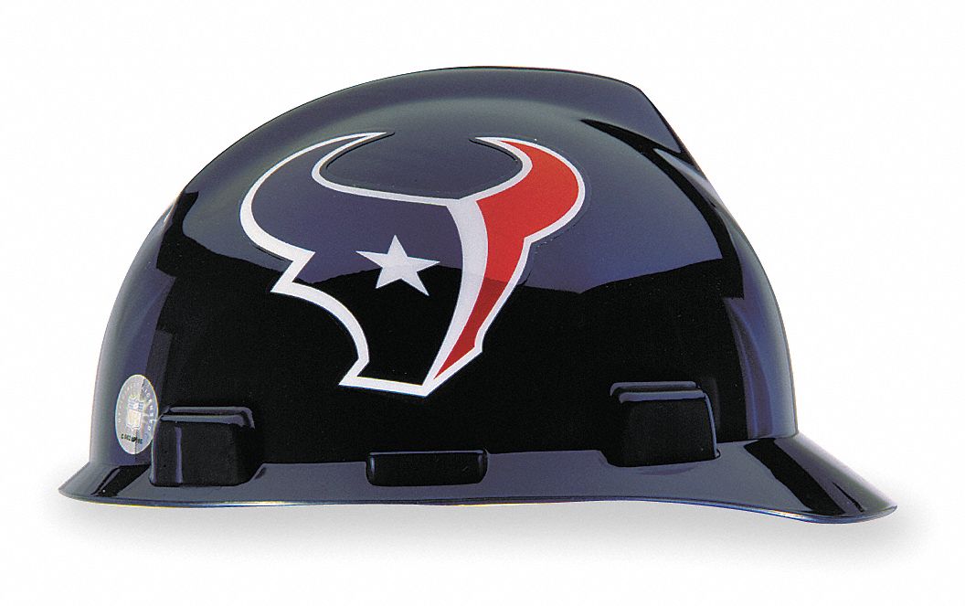 Blue, Houston Texans, NFL Hard Hat 3PB9510031348 Grainger