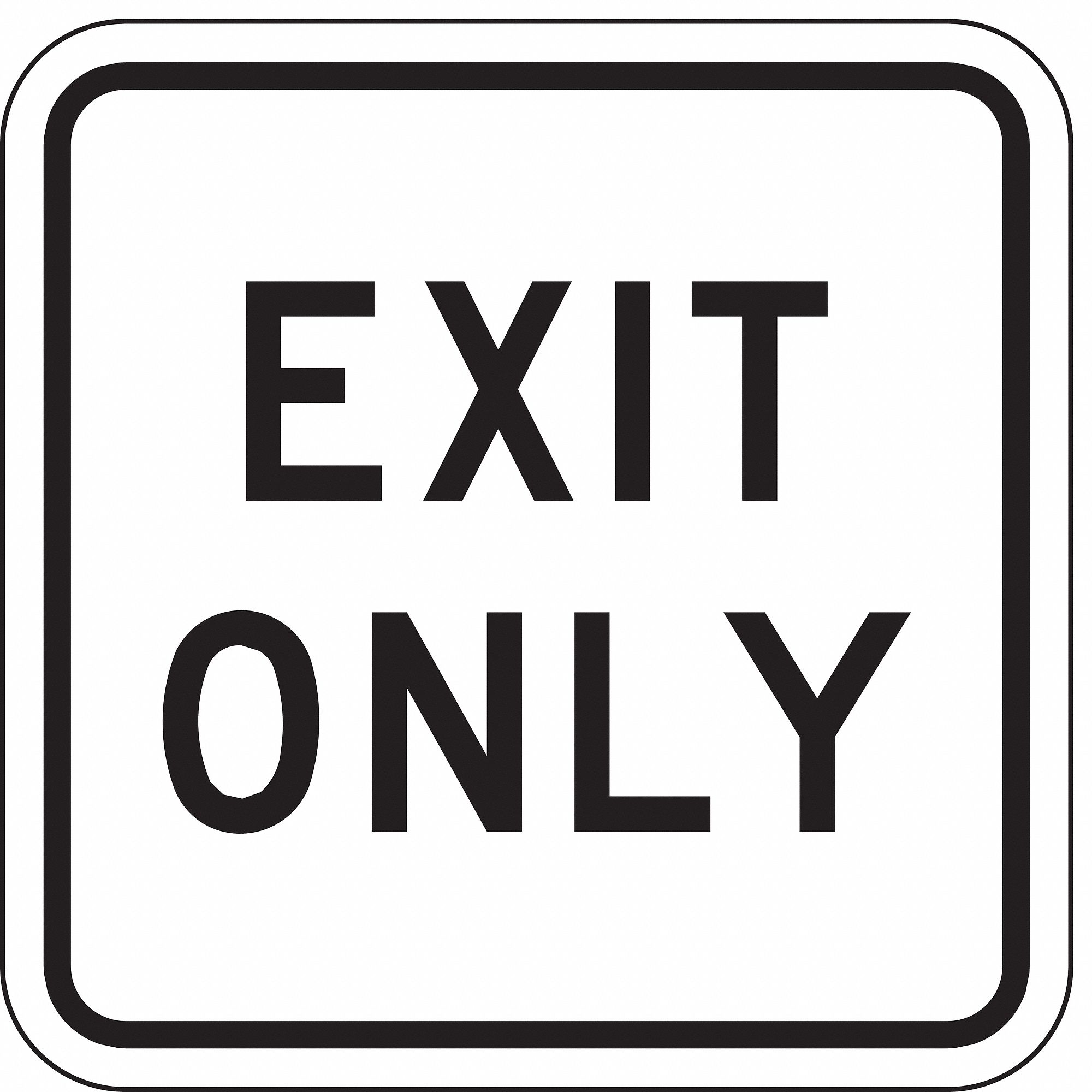 Traffic Sign, MUTCD Code R7201 Grainger