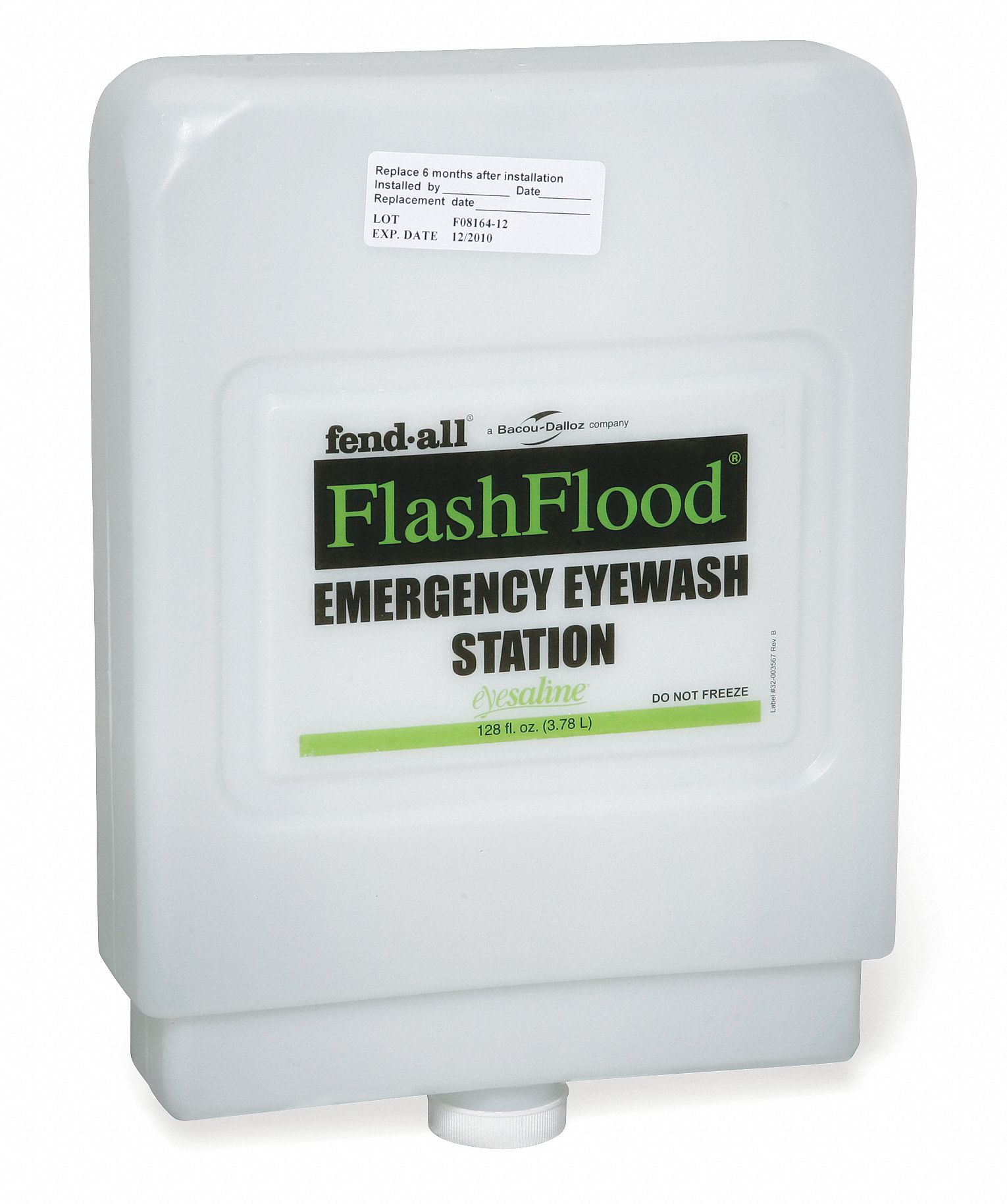 HONEYWELL 1 gal Replacement Eye Wash Cartridge, For Use With MFR. NO 32