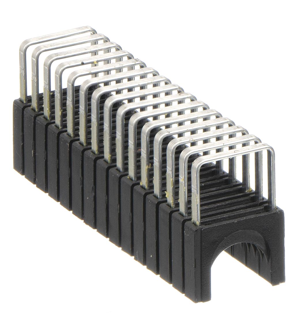 ARROW, Insulated Cable Staple, 1/4 in Crown Wd, Staples,0.024 x 0.048 in,PK300 3RAZ1591168BL