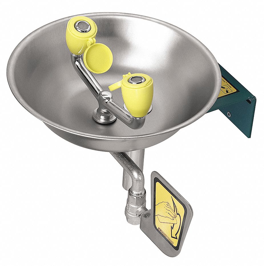 SPEAKMAN, Fully Recessed, Wall Mnt, Plumbed Eyewash 3RVR6SE582