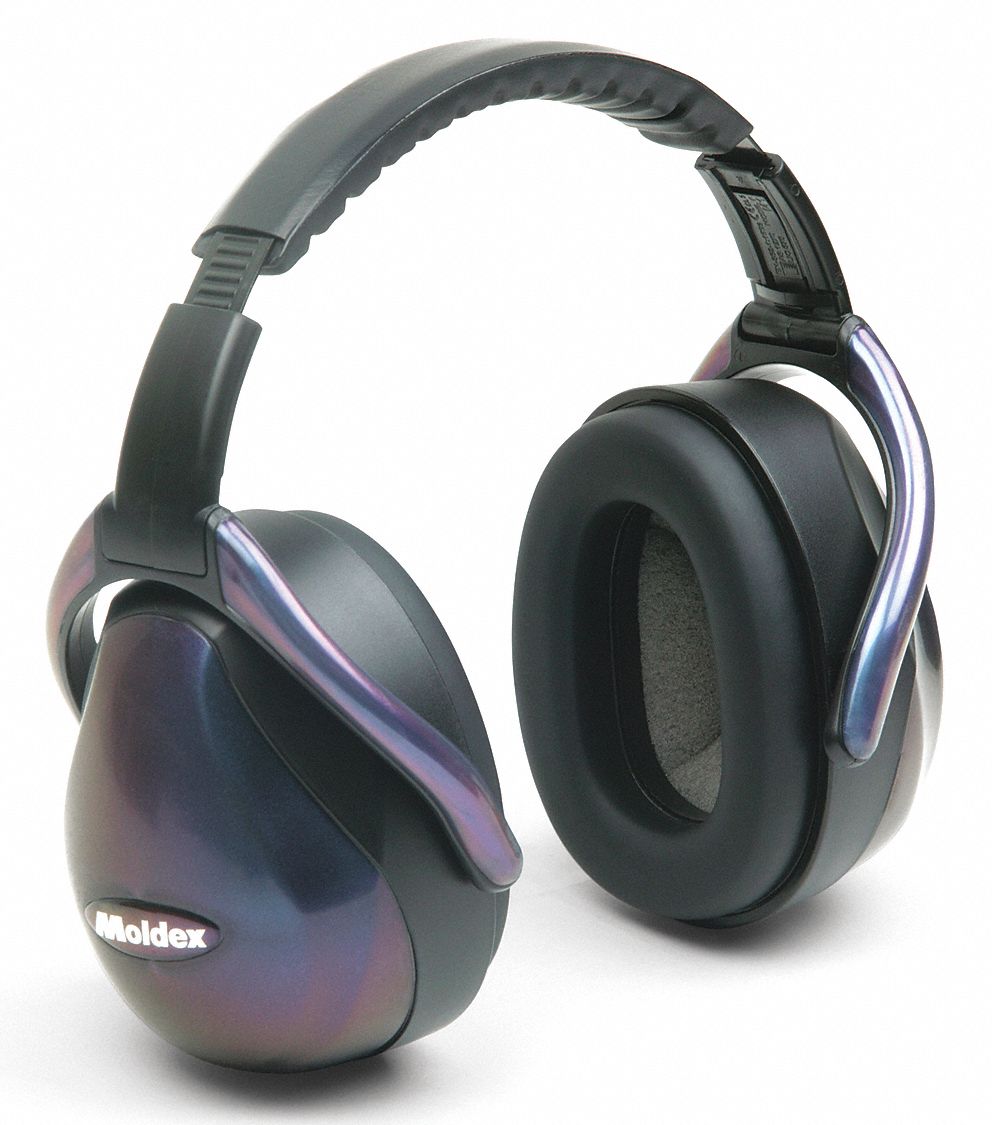 MOLDEX, OvertheHead Earmuff, Passive, Ear Muffs 3RXE46100 Grainger