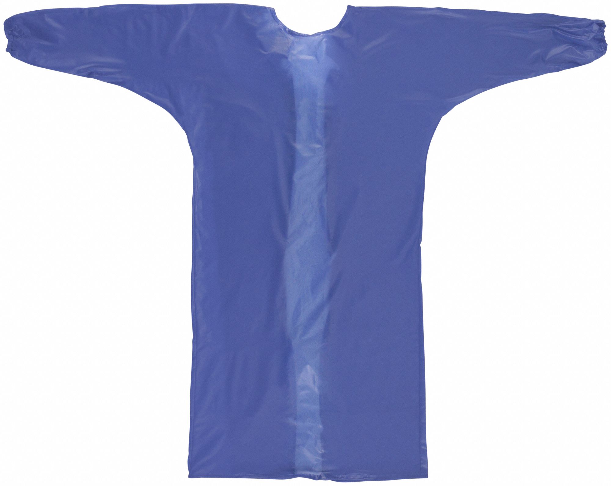 ALPHATEC Chemical Resistant Sleeve Apron PVC, Medium Duty, Shin, Blue