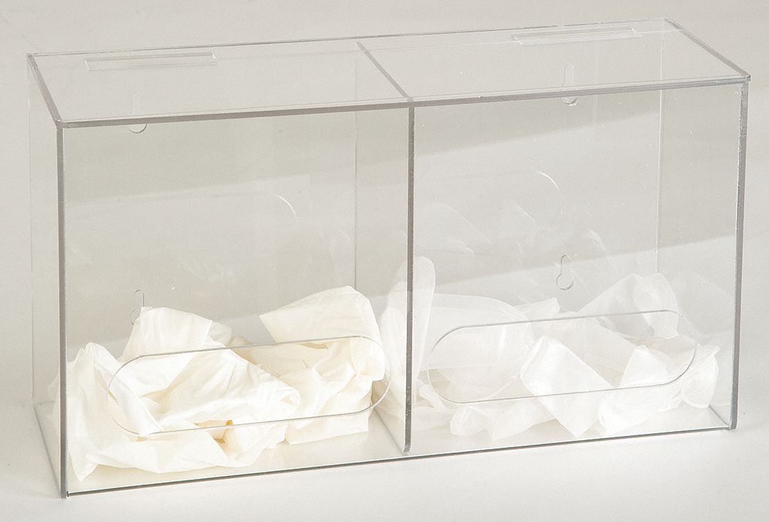 GRAINGER APPROVED Bulk Glove Dispenser, 2 Compartments 3RZT43RZT4 Grainger