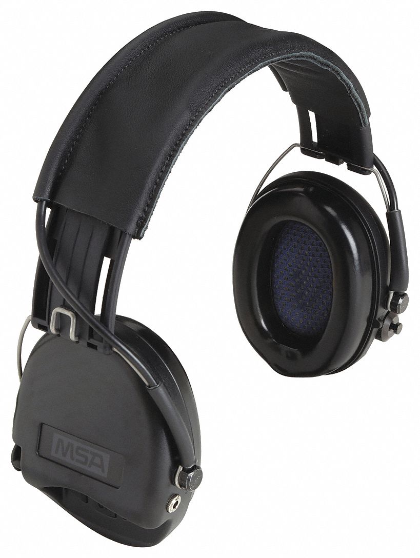MSA, OvertheHead Earmuff, Active NoiseSuppressing, Electronic Ear