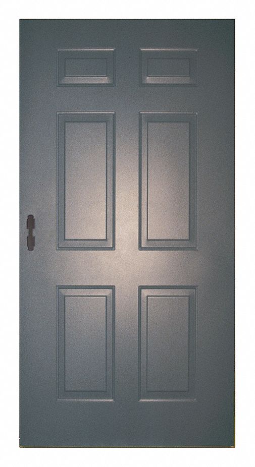 CECO, Embossed Steel, Mortise, Six Panel Security Door 3TJH8CSPD