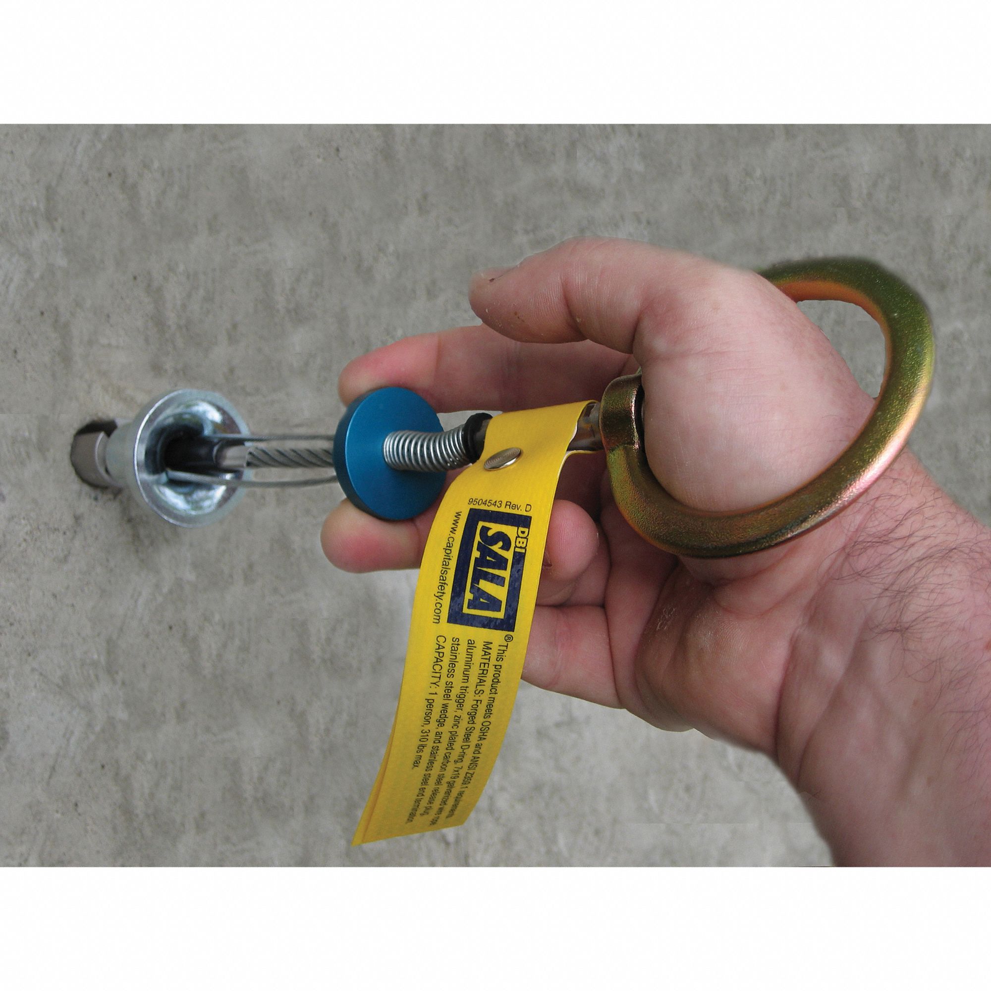 3M DBISALA Concrete Anchor, Wedge, Steel, Wedge, 5,000 lb Tensile Strength 3TNH92100085