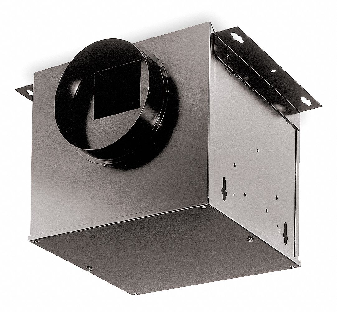 BROAN InLine Ventilator, 1 Phase, 120 CFM 0.000In. SP, 120V AC