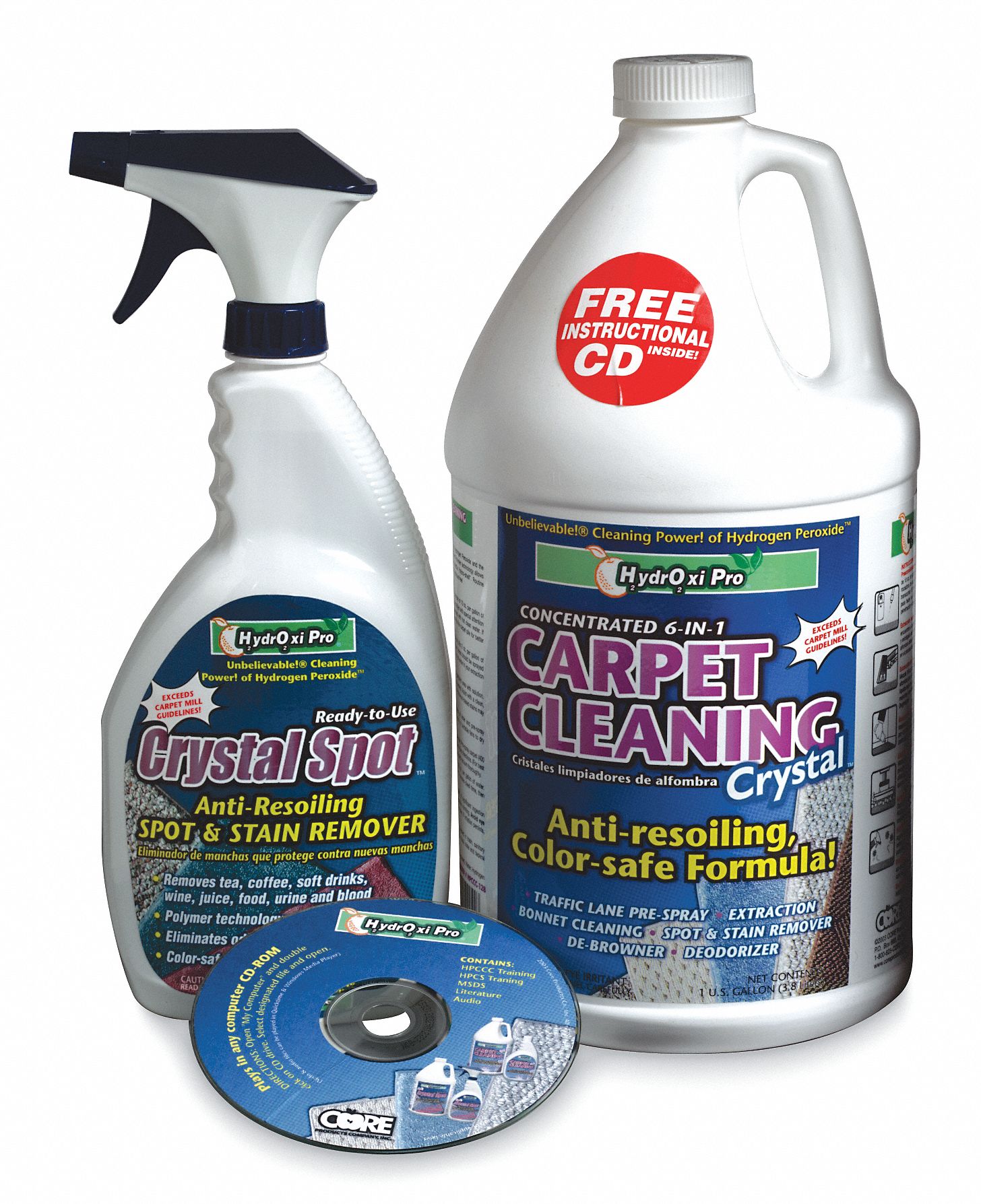 HYDROXIPRO, Jug, Carpet Cleaner 3TXU3HPSP1 Grainger