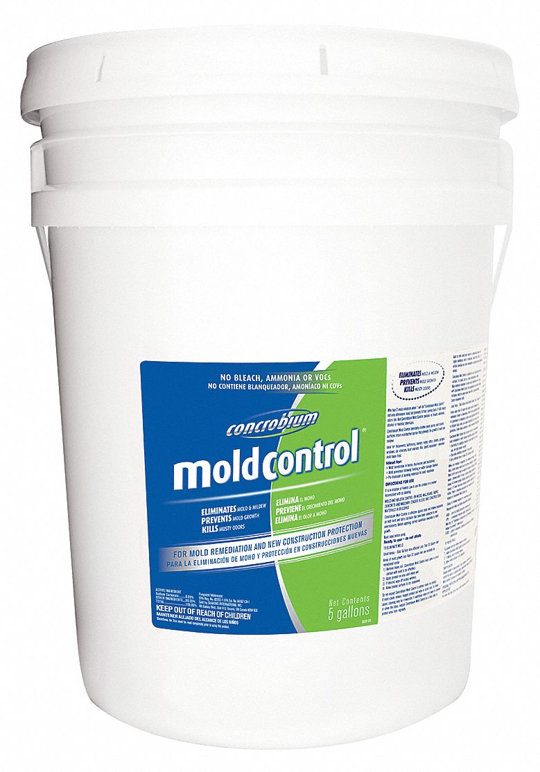 MOLD CONTROL Mold Control, 5 gal Pail, Unscented Liquid, 1 EA 3TYC8