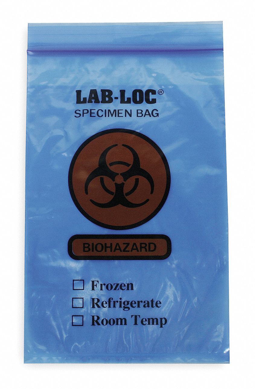 2 mil Thick, Low Density Polyethylene, Specimen Transfer Bag 3TZY7