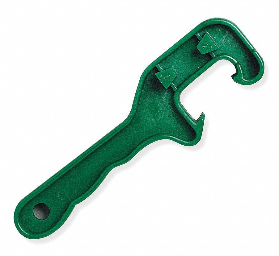 TOUGH GUY Pail Lid Opener Plastic, 8 in Lg, For Use With Open Head