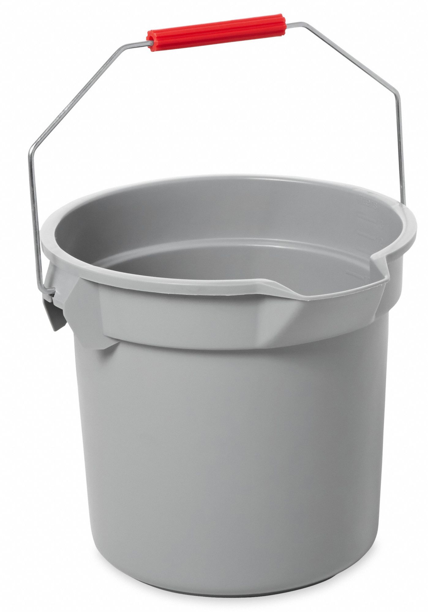 RUBBERMAID COMMERCIAL PRODUCTS Bucket, 31/2 gal., Gray 3U660