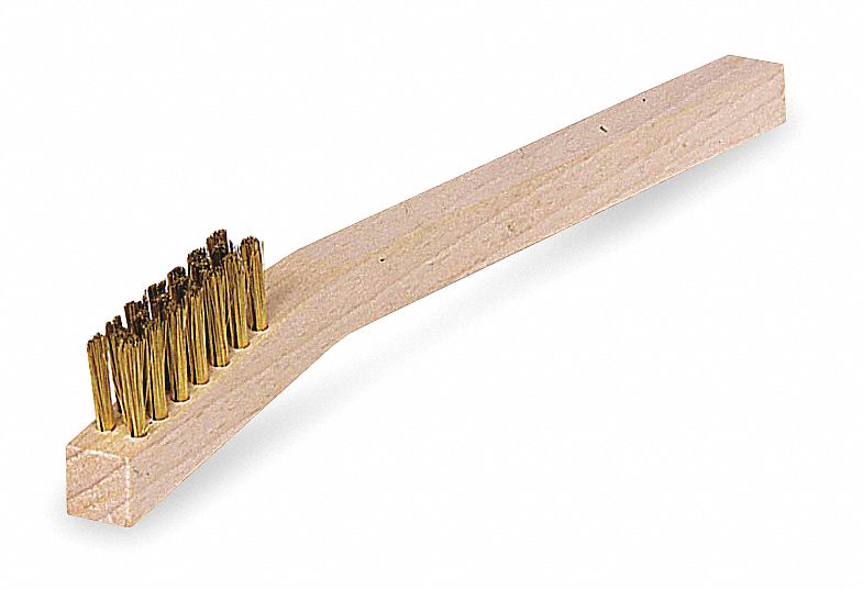 Brass Scratch Brush, 5 PK Grainger