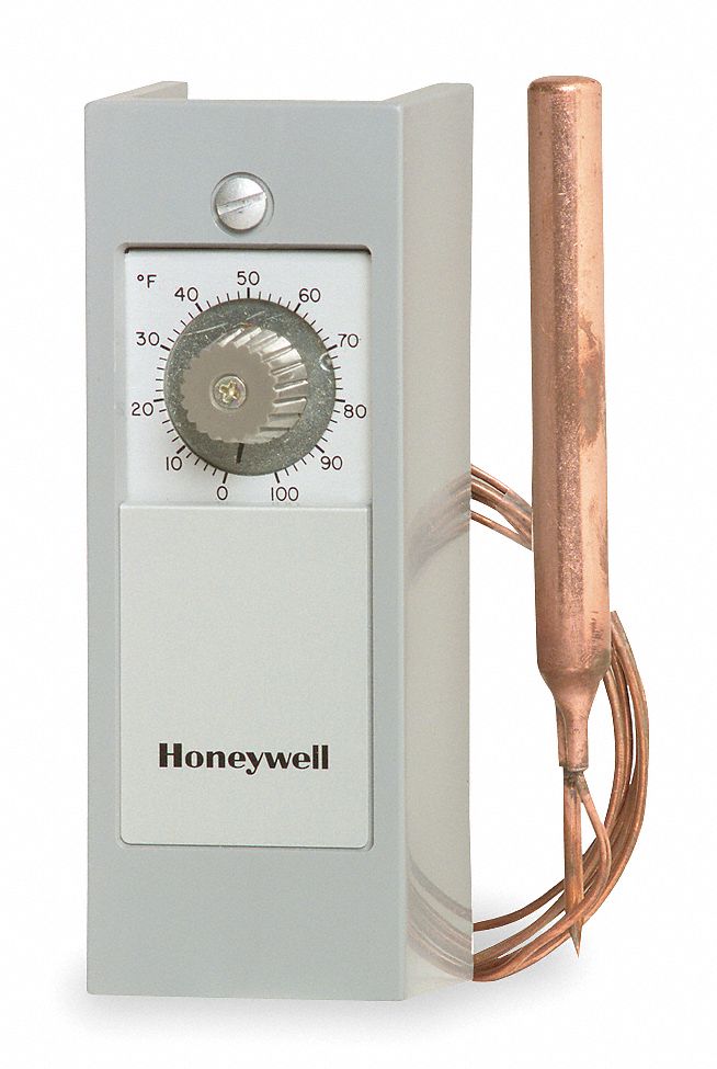 HONEYWELL Line Volt Mechanical Tstat for 2Stage Heating or Cooling