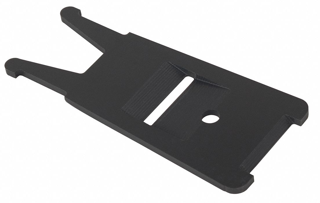 BW TECHNOLOGIES Hard Hat Clip, Plastic, Black 3UCD1GAHC1 Grainger