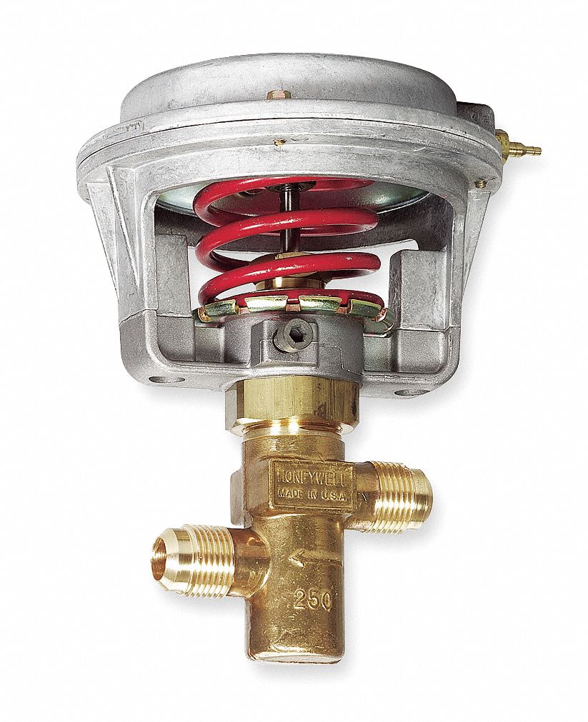 HONEYWELL 5/8 OD 2Way NC Unitary Pneumatic Control Valve, 2.5 Cv