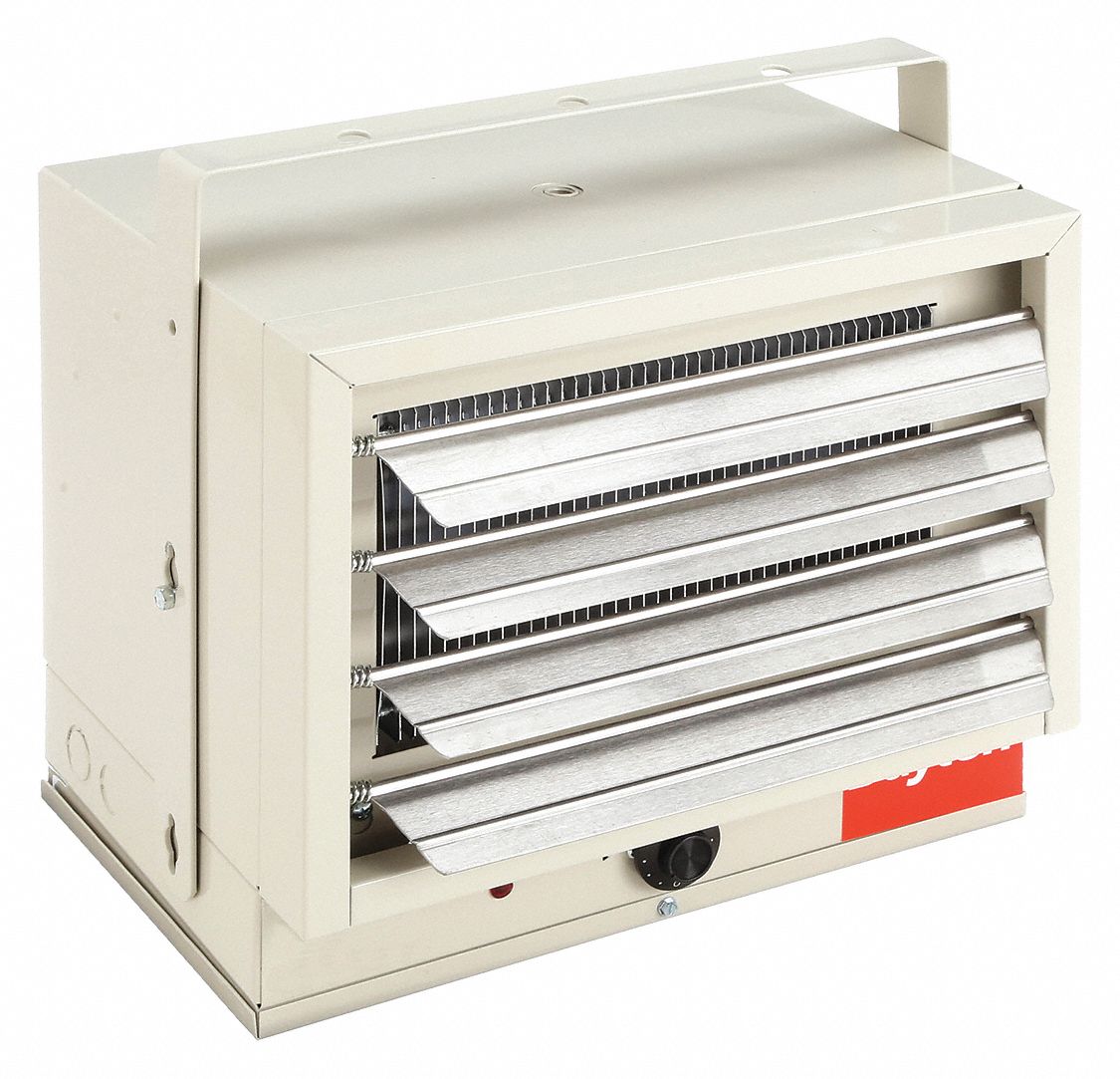 DAYTON, 208V AC, 1phase, 121/2 in x 14 in x 111/4 in, Electric Wall