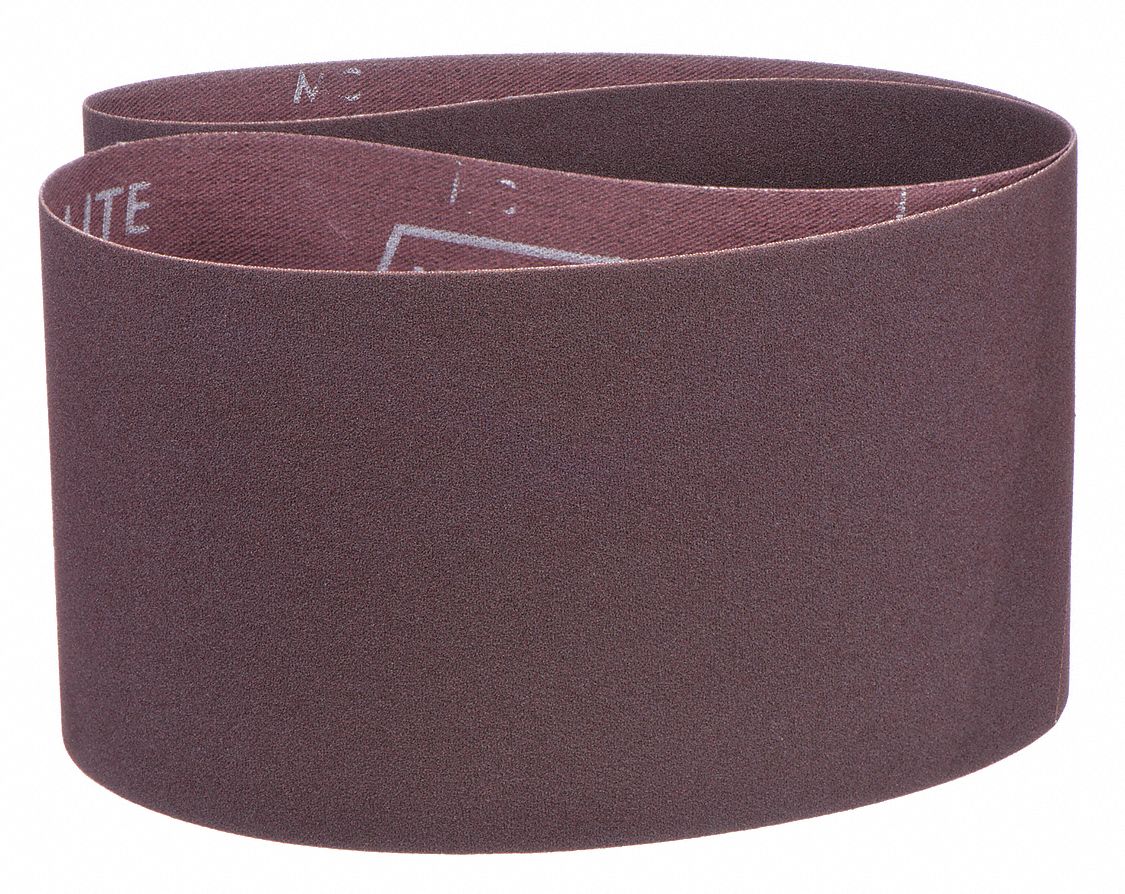 NORTON Sanding Belt, 36" Length, 4" Width, Aluminum Oxide, 150 Grit, Fine, Coated, R228 Metalite