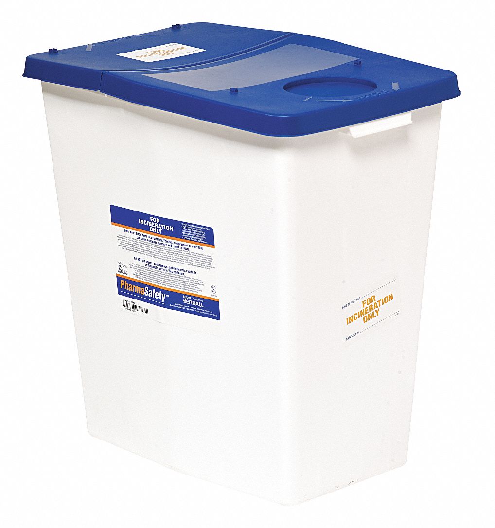 COVIDIEN, Sharps Container, 12 gal Capacity, Sharps Container 3UTD3
