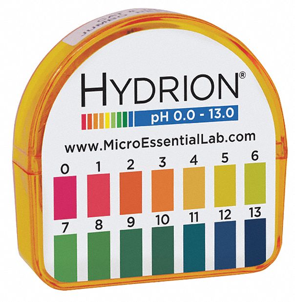 MICRO ESSENTIAL pH Paper 1 EA Testing Parameter pH Range 0.0 to 13.0