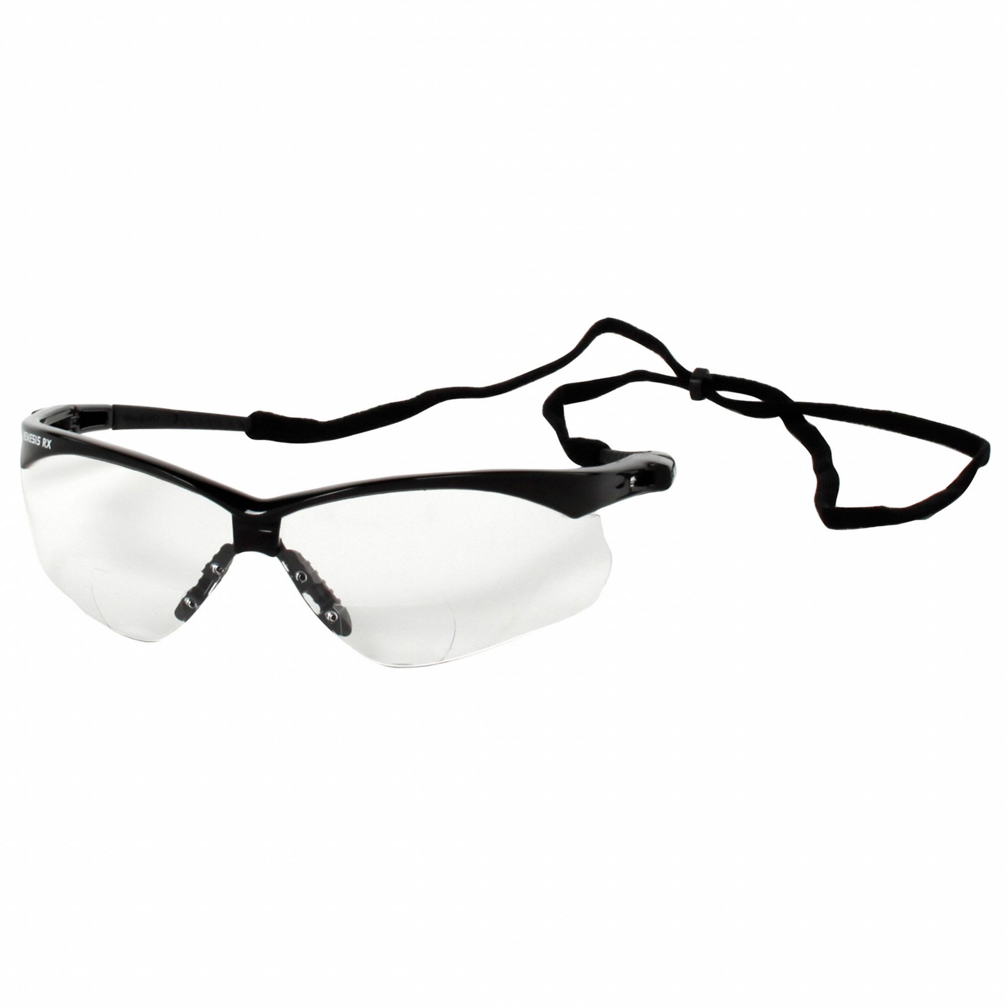 KLEENGUARD Bifocal Safety Reading Glasses AntiScratch, No Foam Lining