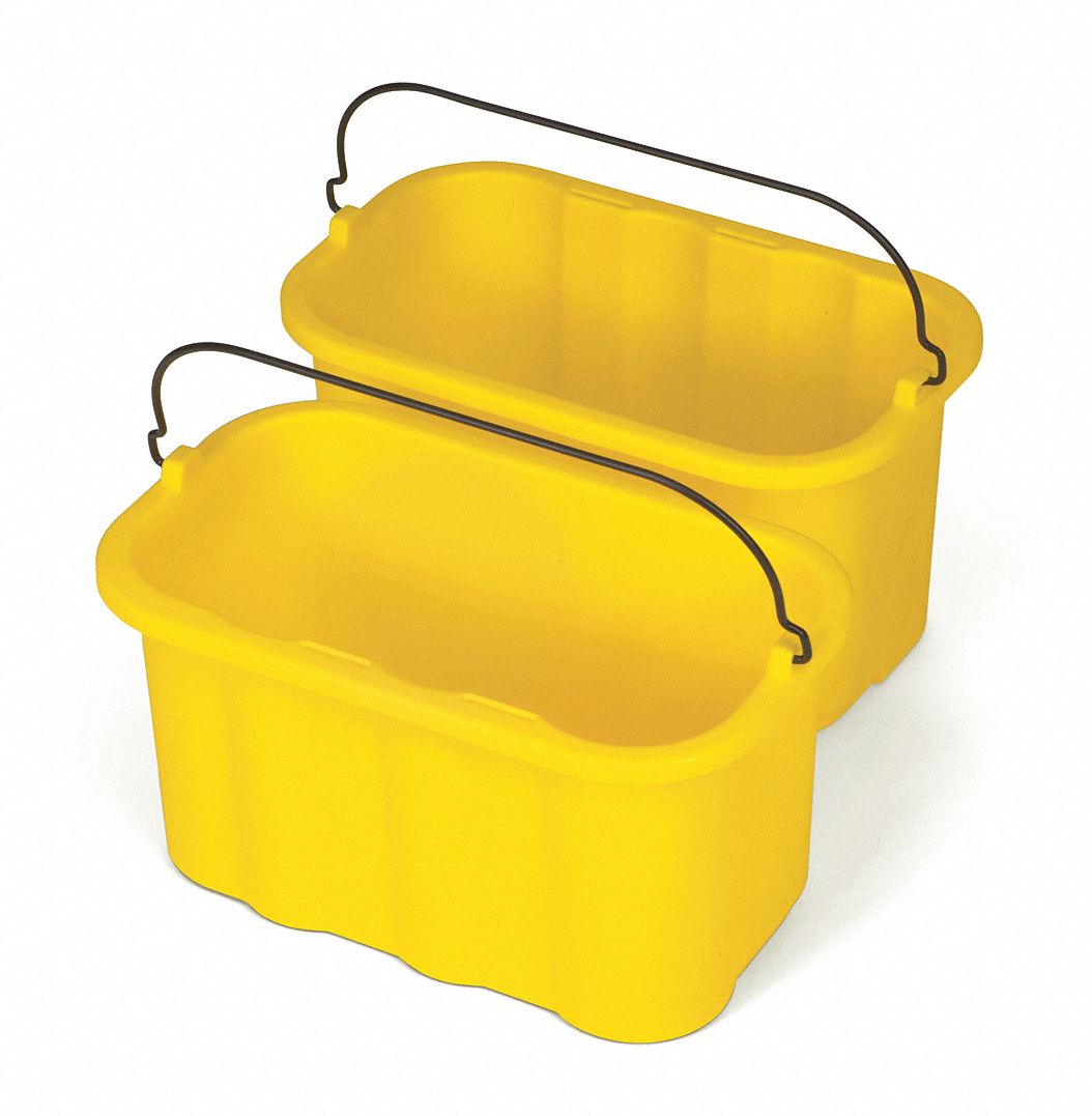 RUBBERMAID COMMERCIAL PRODUCTS Yellow Plastic Caddy, 1 EA 3VMK4